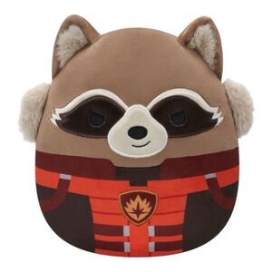 Squishmallows Marvel Rocket The Raccoon Plush Squishmallow - NWT